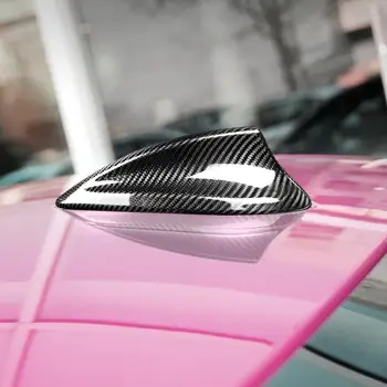 

Car Decoration for BMW F22 F23 F30 F35 F34 F32 F33 F36 G30 G38 G11 G12 Carbon Fiber Shark Fin Antenna Cover Sticker Auto Styling