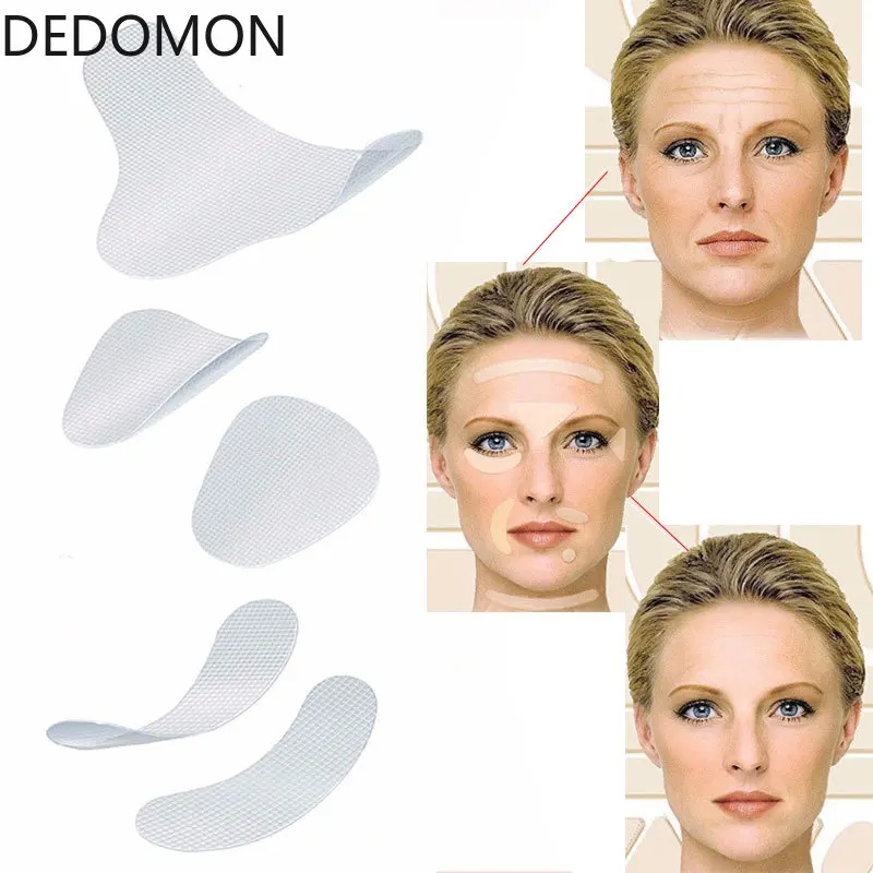 

Face Lift Tape Mask Thin Face Stickers Anti Wrinkle Sagging Patches Facial Line Wrinkle V Shape Invisible Sticker Skin Lifting