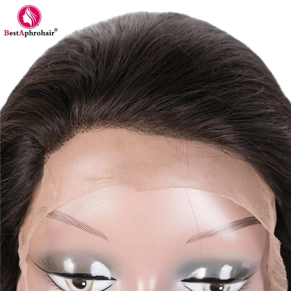Aphro Hair 360 парик на кружеве с детскими волосами 1"-24" Remy бразильские прямые парики на кружеве для женщин