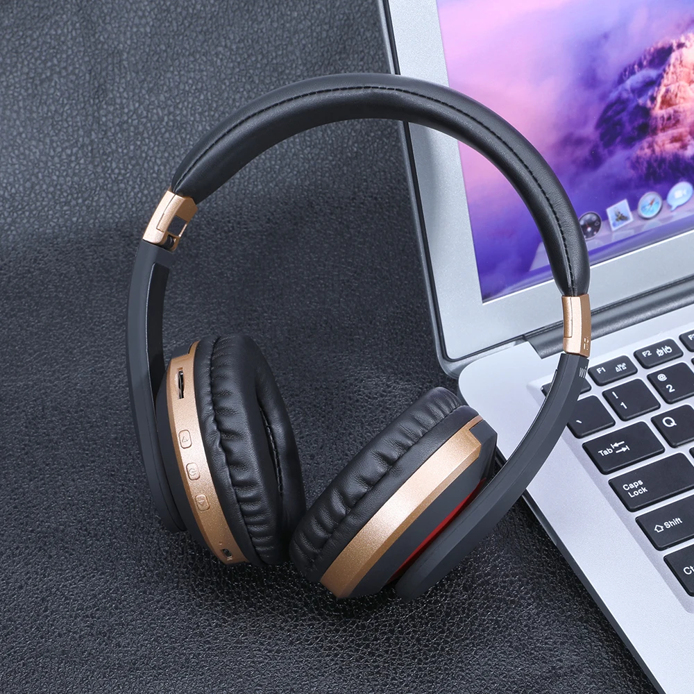 MH7 Wireless Bluetooth Headphones Foldable Stereo Sport Gaming Earphones With Microphone Support TF Card For IPad Mobile Phone