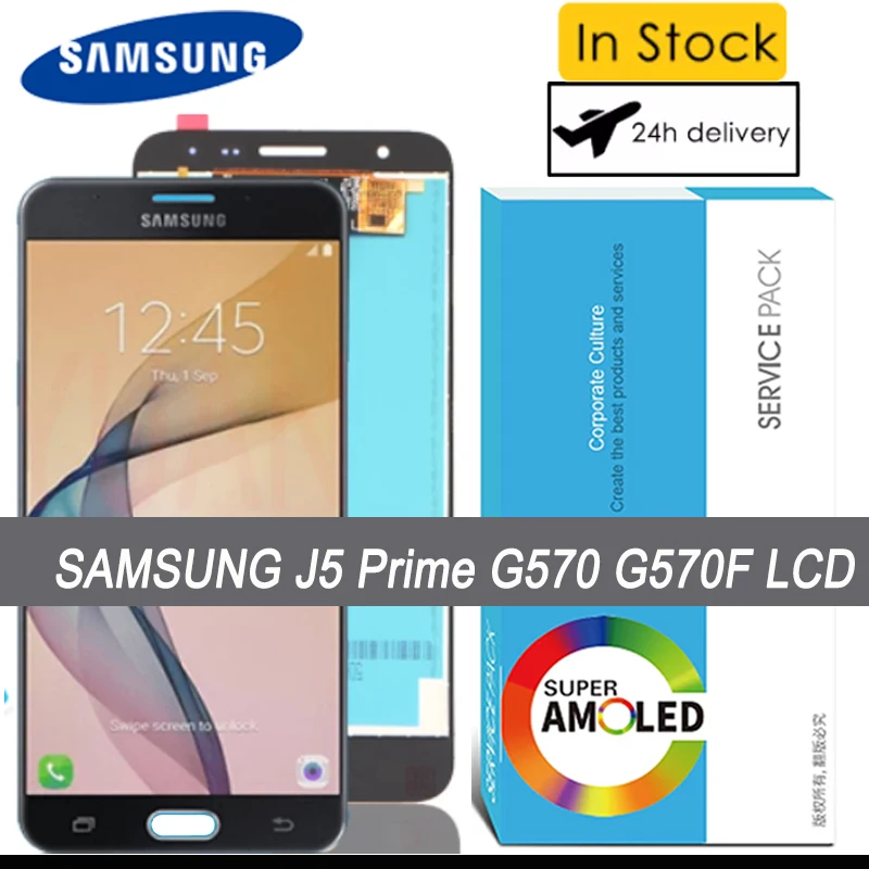 100% Оригинальный 5 0 &quotЖК-дисплей для SAMSUNG Galaxy J5 Prime G570 G570F On5 2016 G5700 дисплей сенсорный