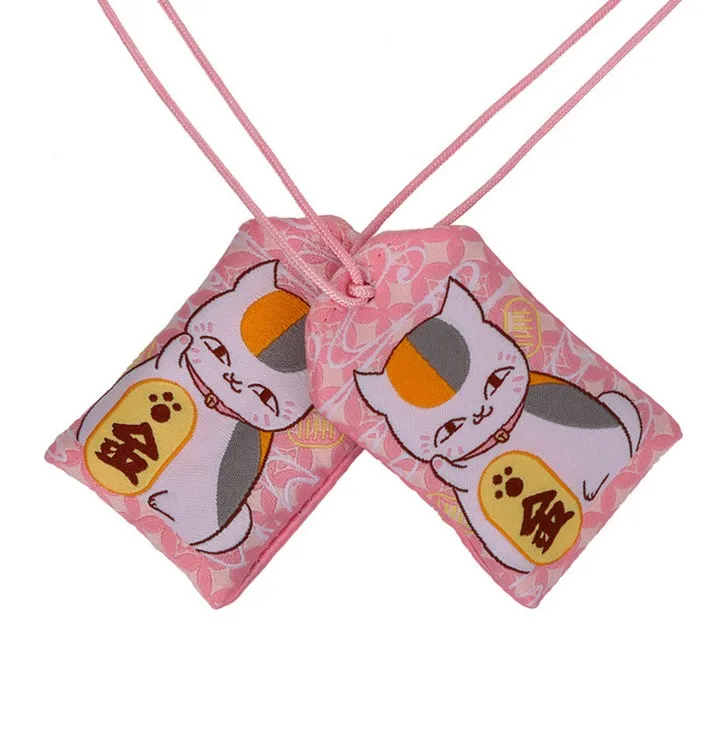 1 шт. Kawaii традиционный Omamori Natsume Yuujinchou Любовь Удача защита от ДТП Здоровый кулон брелок милый подарок