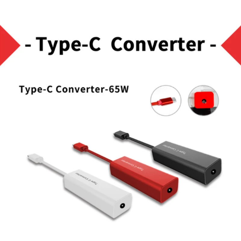 65 Вт Dc usb type C адаптер питания конвертер для ноутбука DC5.5 мм x 2 1 разъем MacBook Thinkpad