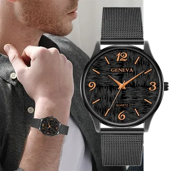 

Dropshipping Fashion Mens Watches Top Brand Luxury Quartz Watch Men Casual Slim Mesh Steel Sport Watch Clock Relojes Para Hombre