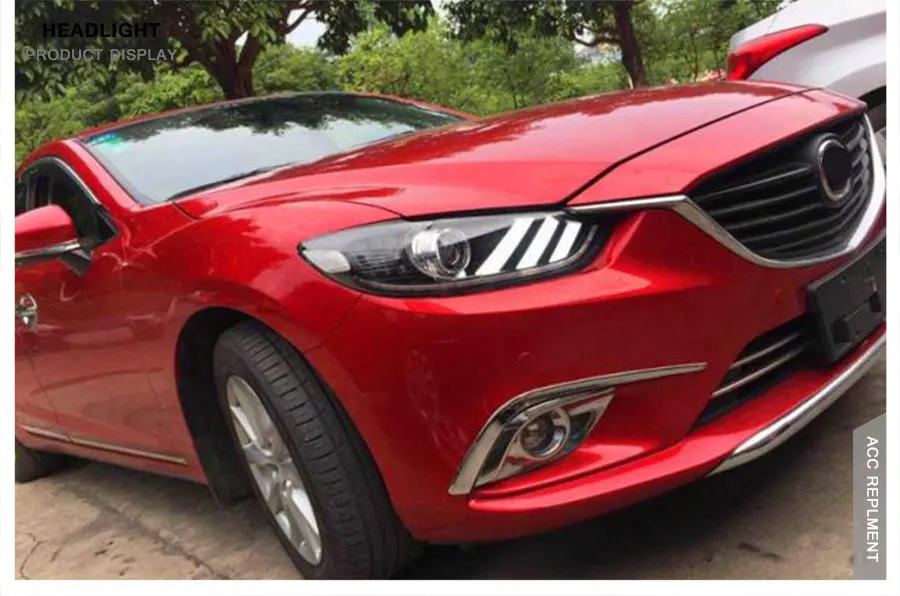 Автомобильный Стайлинг, фара для Mazda 6, фары,,, мазда6, Atenza, светодиодный фонарь, DRL, Bi Xenon, объектив, высокий, низкий луч, для парковки