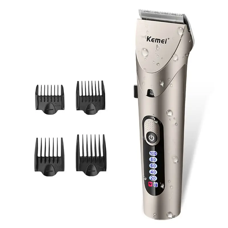 

Electric Hair Trimmers Professional Cordless Rechargeable Hair Clipper Razor Cutter Barber Shaver