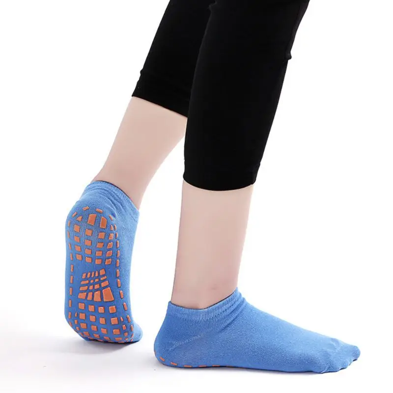 Нескользящие липкие захваты носки Пилатес балет Барр Йога носки для женщин массаж ног