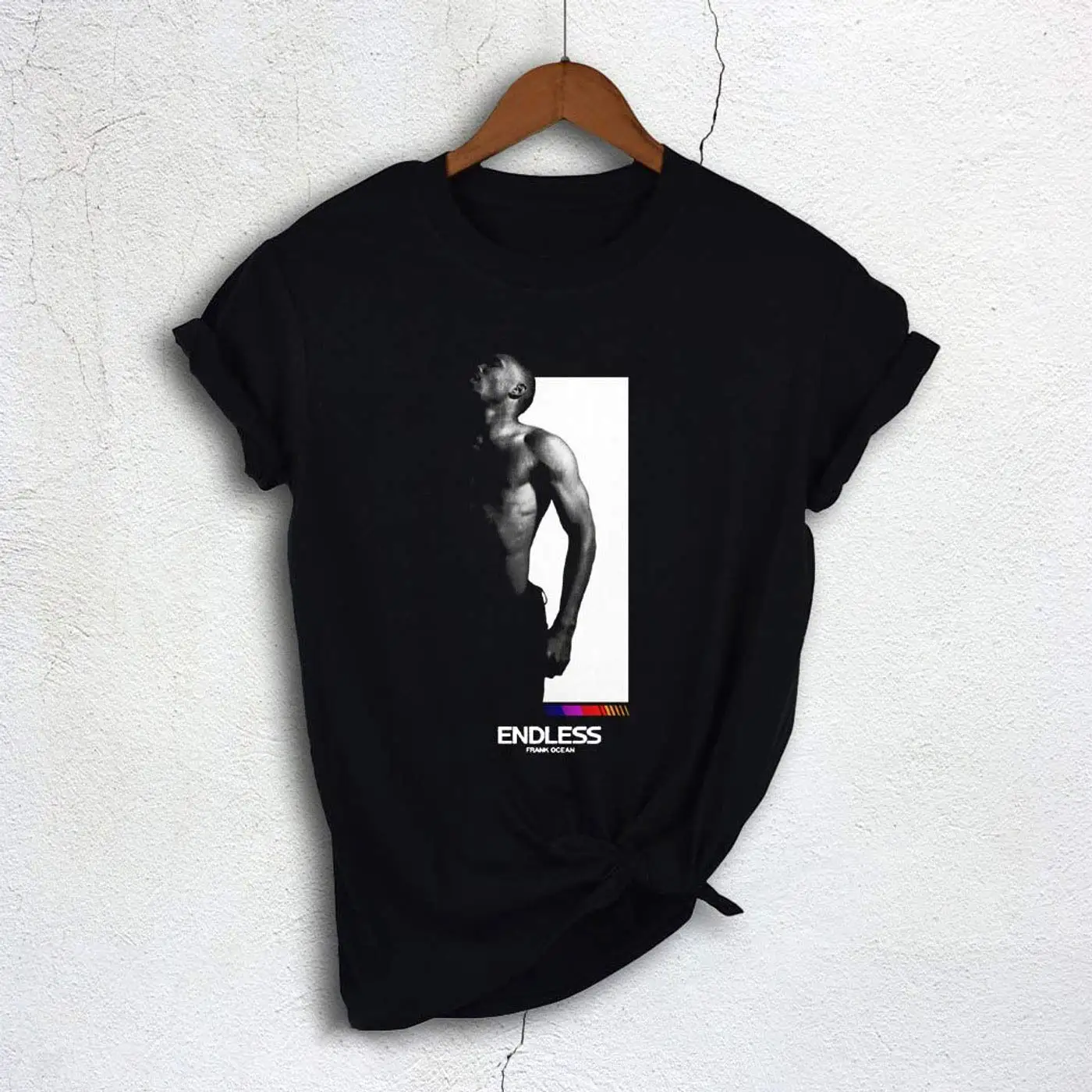 Рисунок Frank Ocean блондинка бесконечные футболка 90-музыка Винтаж рубашка Топ