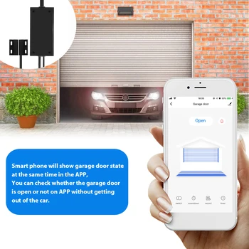 

Door Opener Controller Switch Smart Garage Remote 2.4GHz WiFi Control Channel Garages Door Work with for Amazon Alexa