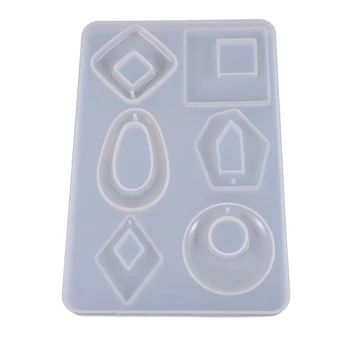 

Silicone Acrylic Earring Necklace Pendant Mold - Resin Casting Mold for DIY - Jewelry Making
