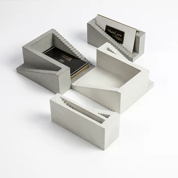 

Cement business card holder fair faced concrete business card holder creative office supplies