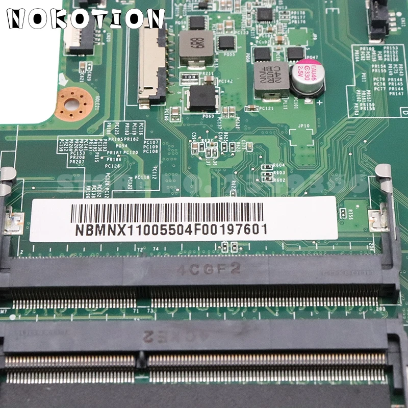 NOKOTION NBMNX11005 NB. MNX11.005 для acer aspire E5-771G E5-771 Материнская плата ноутбука DA0ZYWMB6E0 SR244 I3-5005U DDR3L