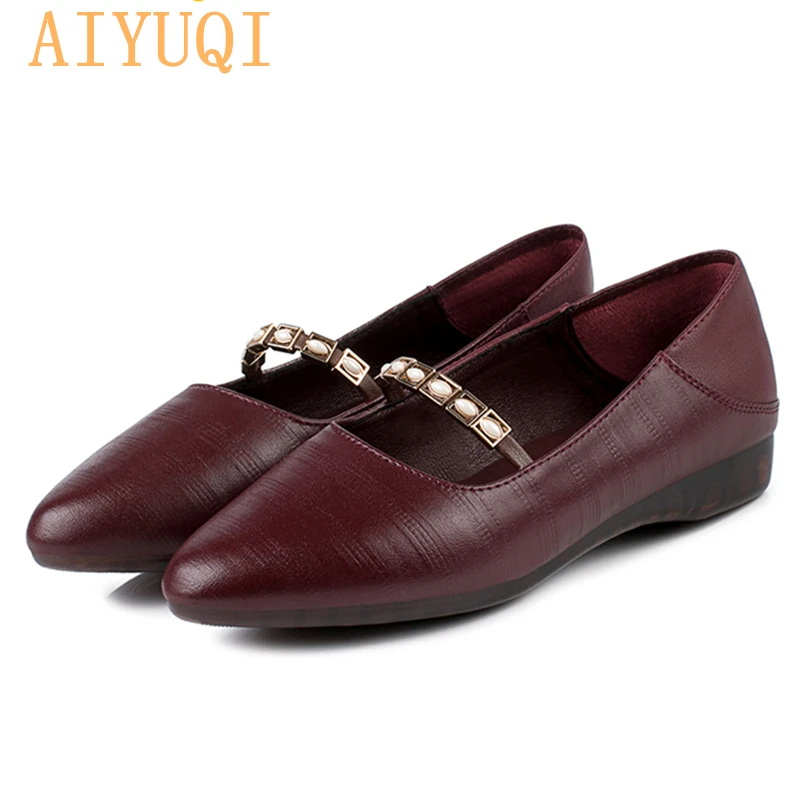 crocodile flat shoes
