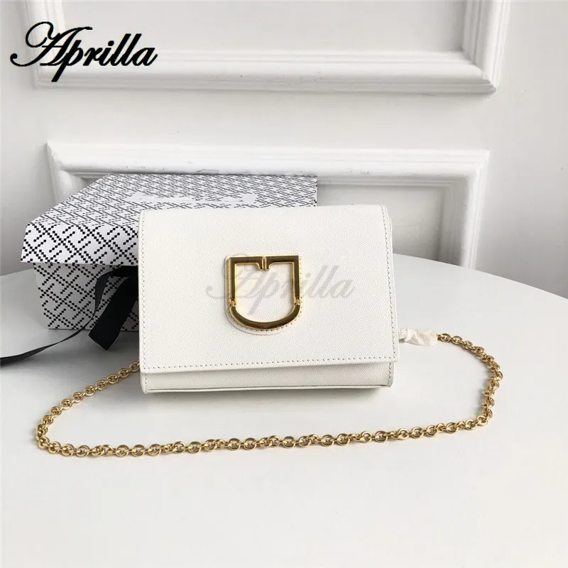 Aprilla 18 см 24 см женская сумка на плечо с цепочкой дизайнерские брендовые сумки viva сумка на цепочке натуральная кожа 3A качественные сумки через плечо 212