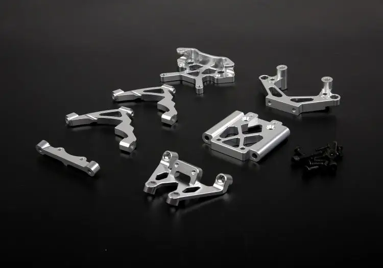 CNC точность обработки Полный металлический передний Кронштейн комбинации для ROVAN KM HPI BAJA 5B 5T 5SC