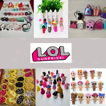 

Genuine L.O.L. SURPRISE! A Set Bulk stitching Action Figures Cartoon Toys Anime For Children Baby Gifts Lol Doll For Kid Girl