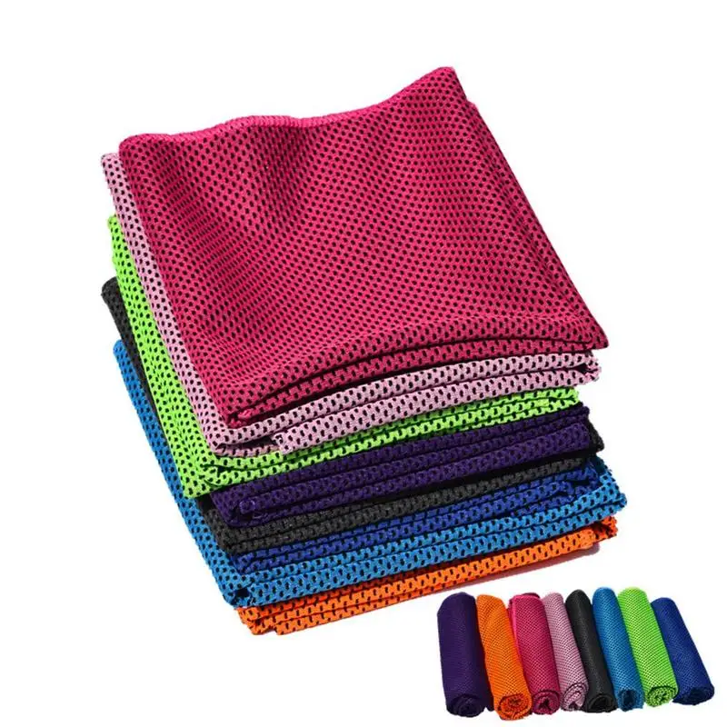 

Microfiber Sport Towel Rapid Cooling Ice Face Towel Quick-Dry Beach Towels Summer Enduring Instant Chill Towels for Fitness Yoga