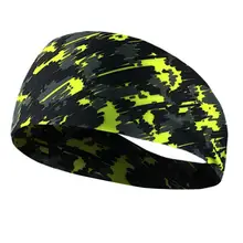 Повязка на голову красивая мода из полиэфирного волокна для йоги тюрбан Женская повязка для волос спортивная повязка на голову