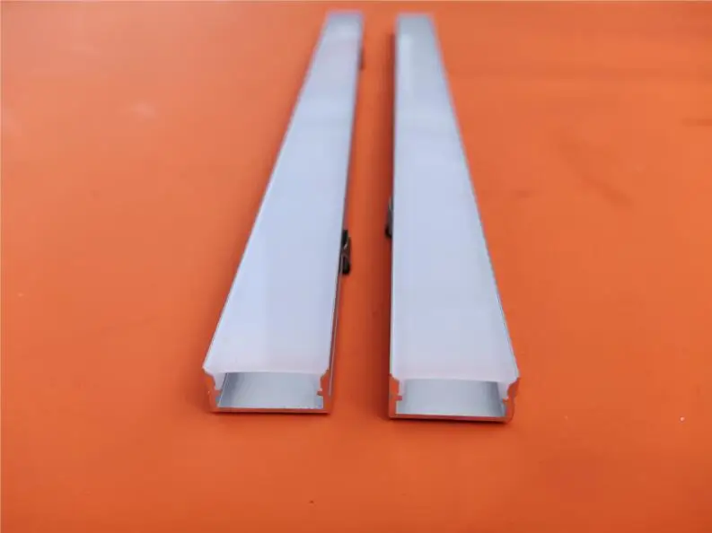 Высокого качества алюминиевый канал с крышкой для smd3528 Светодиодные полосы, светодиодные бар, линейная Светодиодная лампа