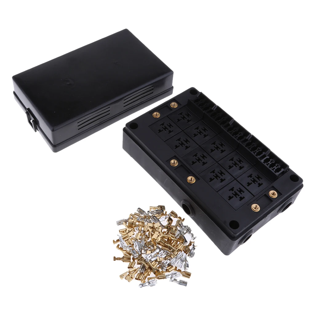  Dual Input Auto Insurance Assembly With Terminal Relay Fuse Holder