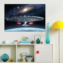 Pintura de pared con impresión en hd, lienzo de Star Trek, póster de película, arte espacial, imagen Modular, marco de decoración del hogar