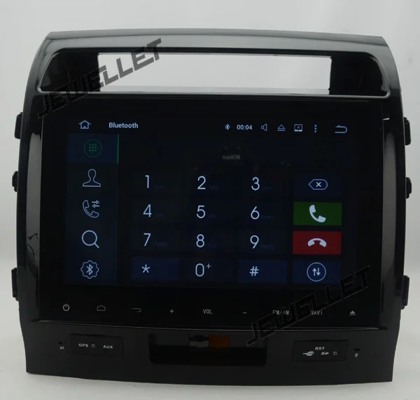 " 10,1" четырехъядерный Android 9,0 автомобильный DVD gps радио навигация для Toyota Land cruiser Roraima 2008