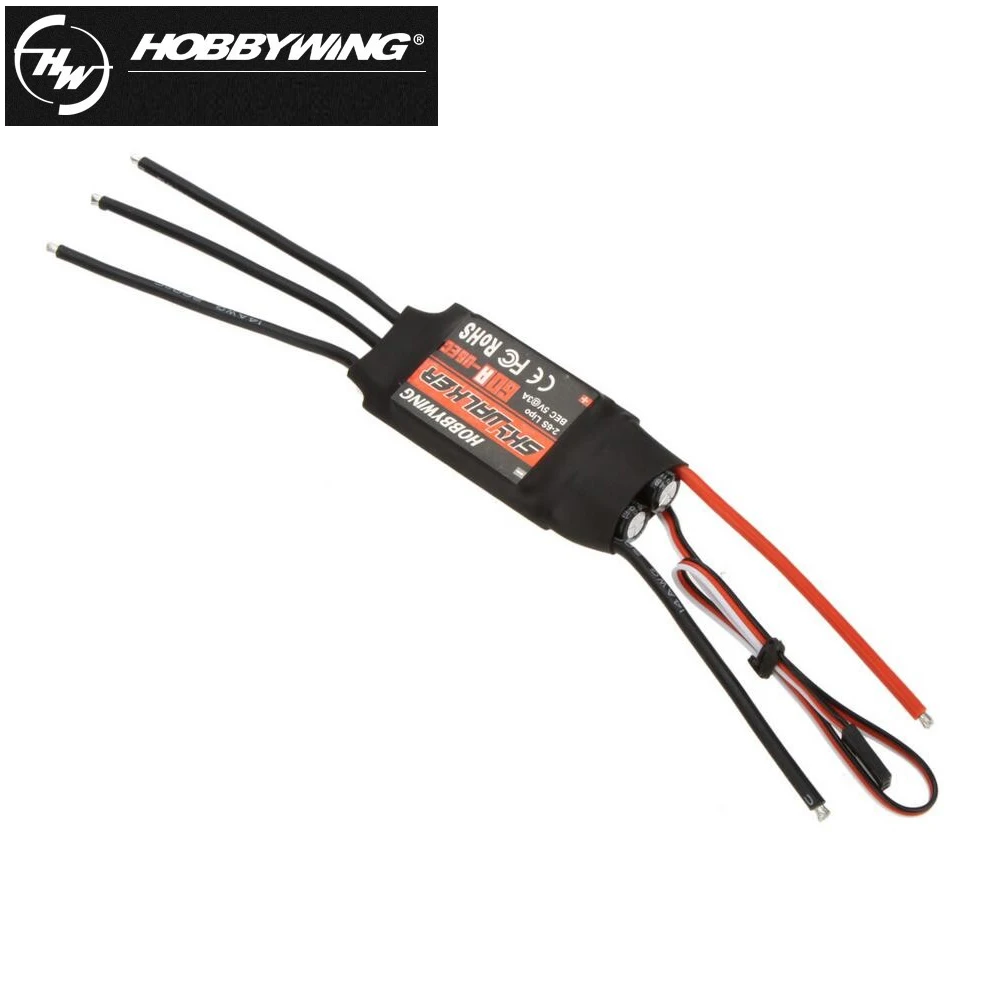 

Original Hobbywing SkyWalker 60A/80A Brushless ESC Speed Controller With 5V/3A UBEC for Rc helicopter