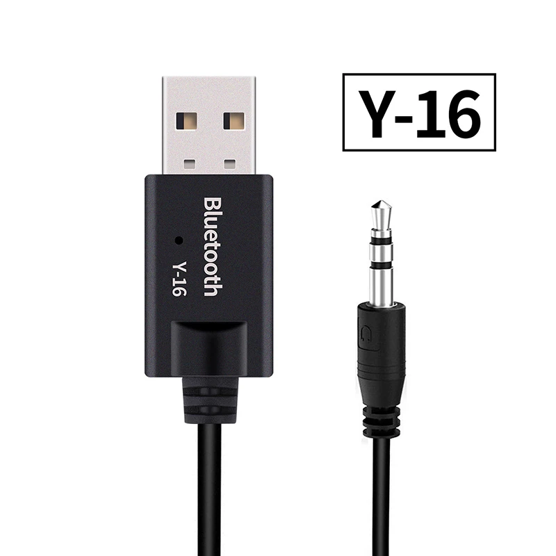 

USB Wireless Bluetooth Receiver Audio AUX Car Music Stereo adapter Dongle Y-16 Bluetooth Transmitter For TV PC Speaker Headphone