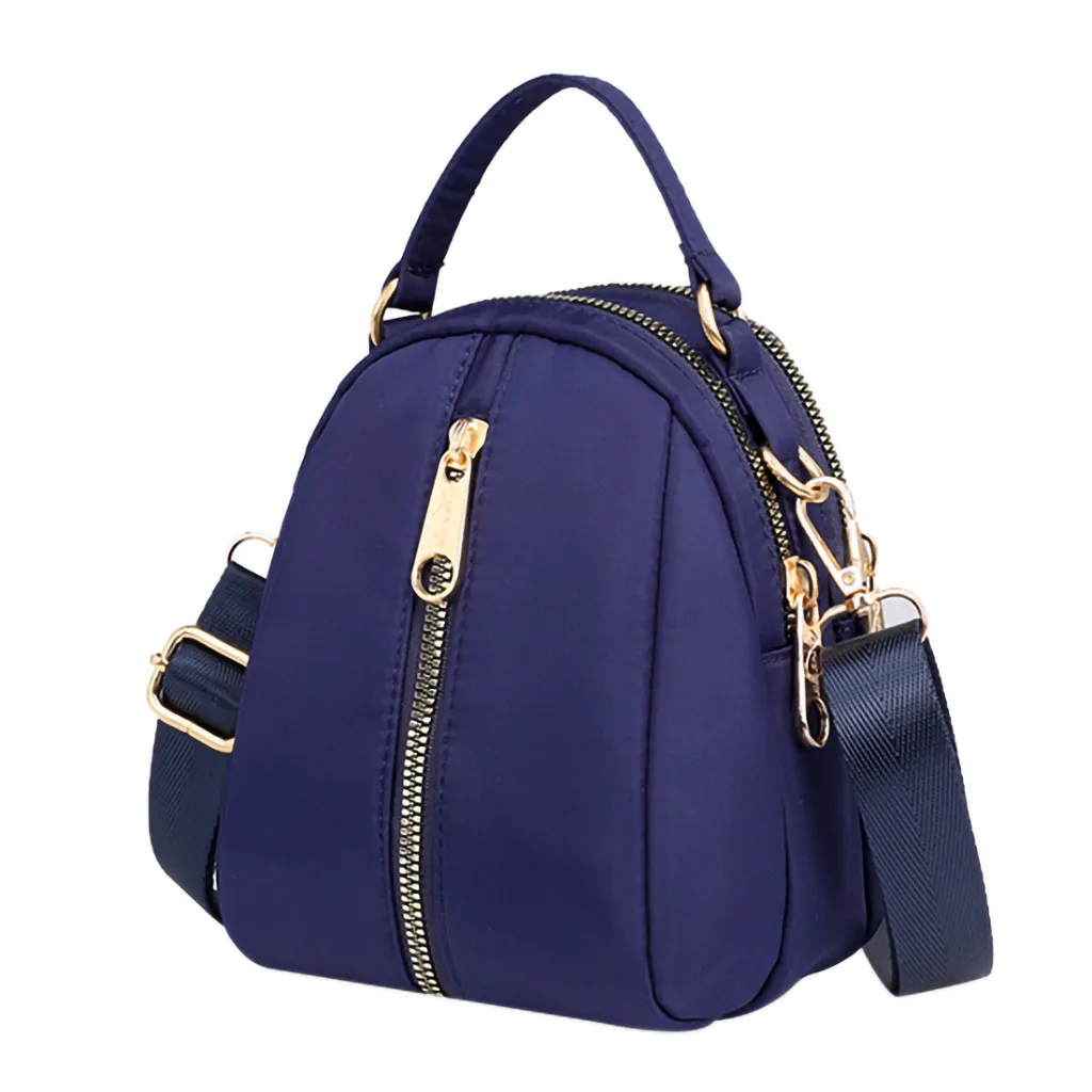 Dark Blue Женские Модные Простые однотонные сумки через плечо Bolsos De Mujer# ss - Цвет: Dark Blue