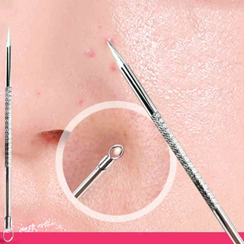 

Stainless Steel Blackhead Acne Needles with Sufficient Durability and Ruggedness Remove Tools Face Skin Care Pore Cleaner
