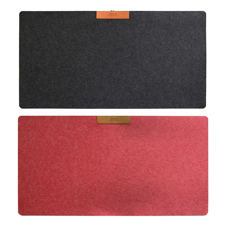 635*325mm Large Office Computer Desk Mat Modern Table Keyboard Mouse Pad Non-slip Wool Felt Laptop Cushion Desk Mat Gamer