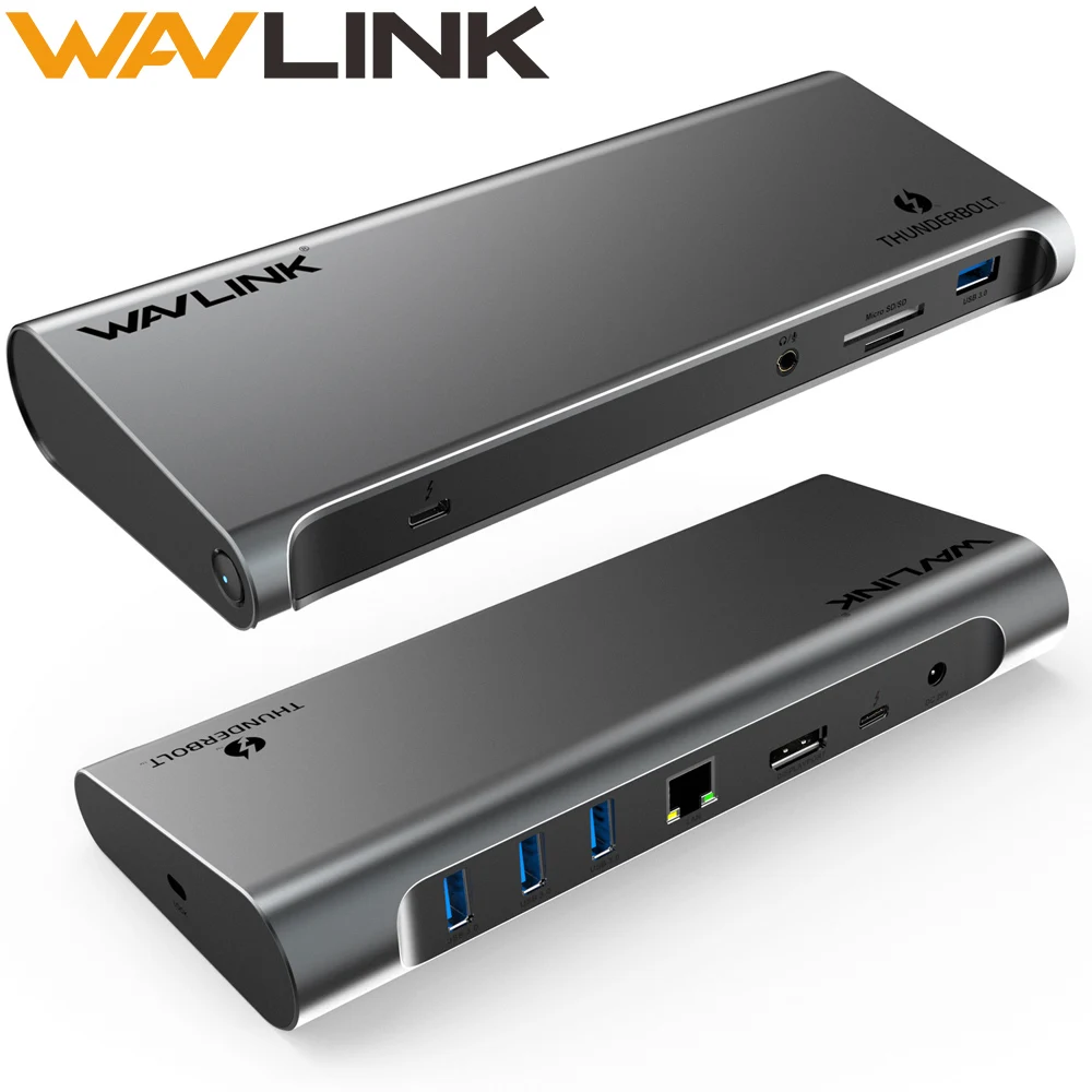 

[Intel Certified ] Thunderbolt 3 USB C 4K Display Docking Station 4K DisplayPort Power Delivery Gigabit Ethernet for MacBook Pro
