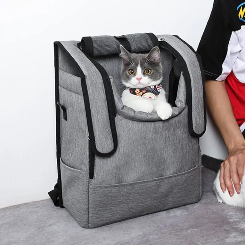 

Small Pet Dog Cat Carrier Foldable Backpack Breathable Mesh Ventilation Bag