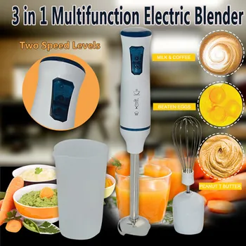 

Electric Blender 3 in 1 Electric Kitchen Smoothies Food Mixer Kitchen Egg Beater Vegetable Meat Grinder
