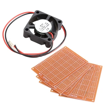 

1x 3010S 12V 30x30x10mm Ultra-Small MINI DC Brushless Cooling Fan for 3D Printer & 5Pcs Copper Single-Sided Universal Circuit Bo
