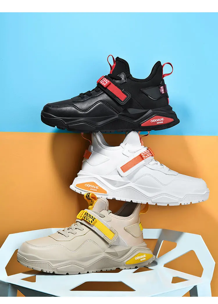 New West Vintage Dad Sneakers Mens Casual Shoes Hot Sale Men Shoes Leather Fashion White Winter Men Sneakers Woodland