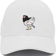 Ninja_Chicken Декор Игрушка курица для мужчин и женщин простая хлопковая Регулируемая промытая Низкопрофильная Бейсболка Шляпа