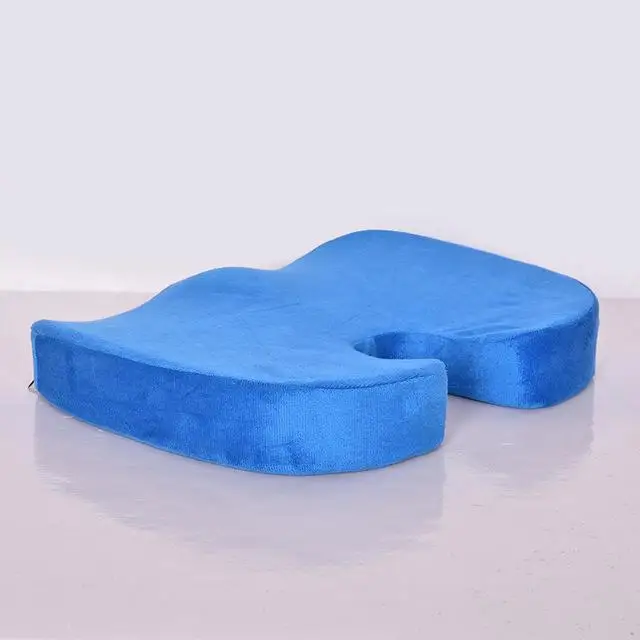 2 In 1 Bamboo Fiber Memory Foam Seat Cushion Back Cushion Slow Rebound Waist Support Set for Home Office Health Care Chair Pad 