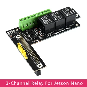 3 Channels Relay Expansion Board for NVIDIA Jetson Nano B01/2GB Optocoupler Isolation with GPIO Header  for Jetson Nano 1