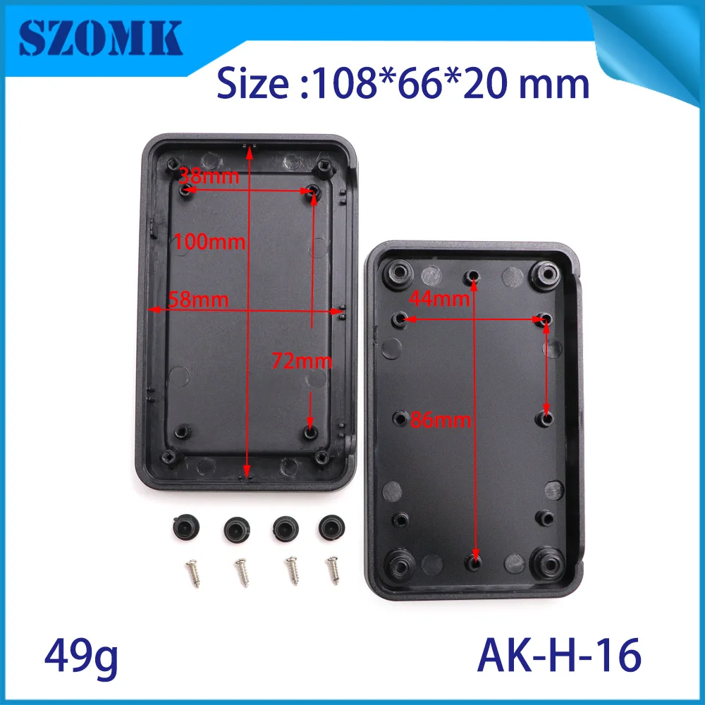 szomk handheld plastic box for electronics instrument housing plastic enclosure for pcb design junction box device project box (8)