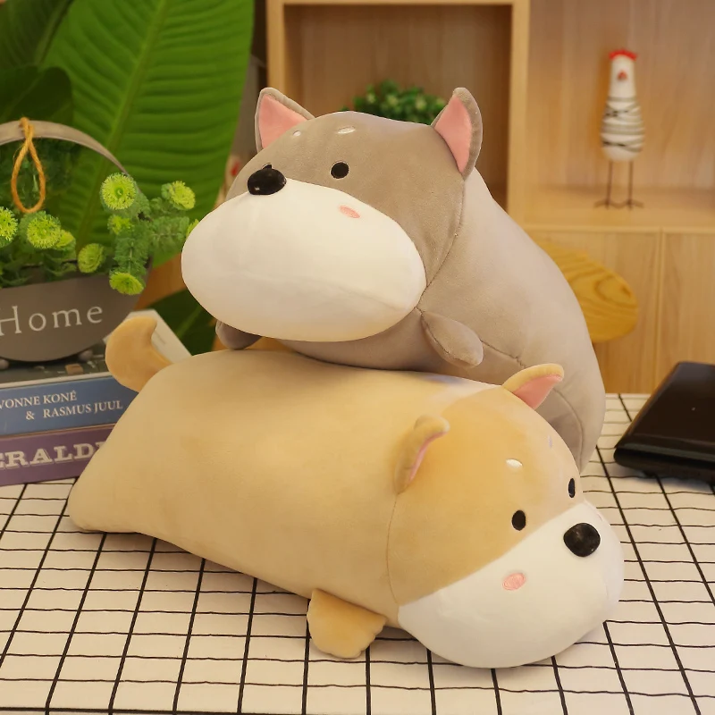 Adorable Fat Shiba Inu Dog Plush Toy Stuffed Soft Kawaii Animal Cartoon Pillow 
