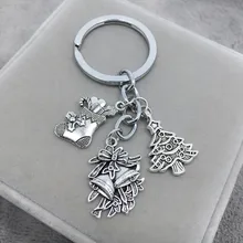 В европейском и американском стиле по индивидуальному заказу, Рождественская тема, серия Рождественский подарок Рождественская елка носки со снеговиком колокольчик-брелок