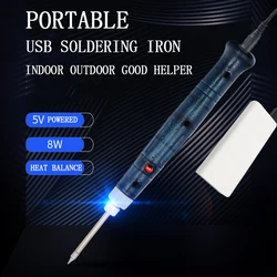 Mini fer à souder électrique USB, stylo de soudage Portable voyage maison étudiant téléphone Portable réparation outil de soudage 