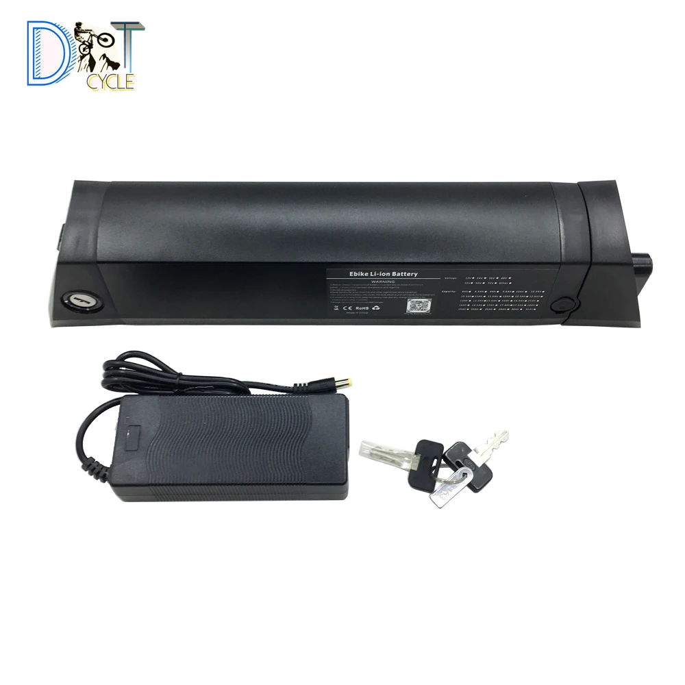 Аккумулятор высокой мощности тонкая труба для электровелосипеда 36 В 10 А/ч 14 а/ч с