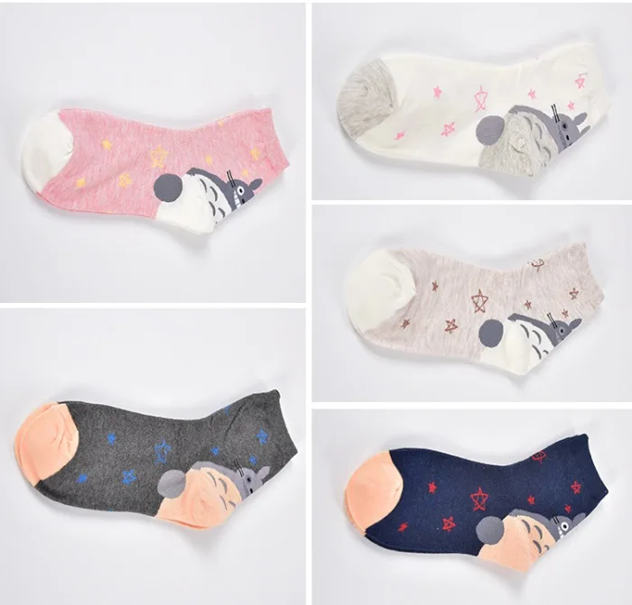 IVYYE/Яркие модные теплые носки с изображением Тоторо в японском стиле; повседневные длинные носки; Сезон Зима; Лидер продаж; Новинка; хлопковые носки для женщин и девушек