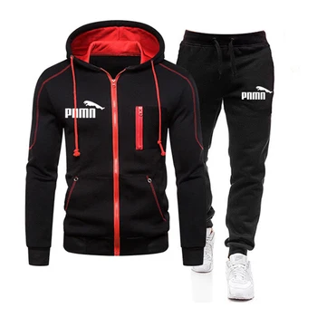 

Casual Tracksuit Men 2 Pieces Sets Hooded Sweatshirts Brand Men's Clothes Pullover Hoodies Pants Suit Ropa Hombre Plus Size 4XL