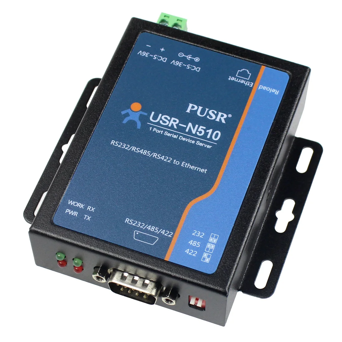 Dispositivo Ethernet de Porta Conversor Industrial de Porta Servidor Rs232 Rs485 Rs422 Suporte Verdog Modbus Rtu para Modbus - Imagem 2