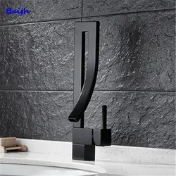 Brass Basin Faucet Nordic Art Hot Cold Mixer Tap Hollow Design Deck Mount copper Bathroom Sink Faucets Single Handle Hot Sale