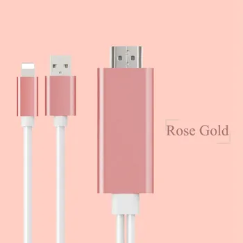 

Hot Sale for 8 Pin To HDMI Cable HD 1080P HDMI Converter Adapter Cable for HDTV TV Digital AV 2M for IPhone for IOS