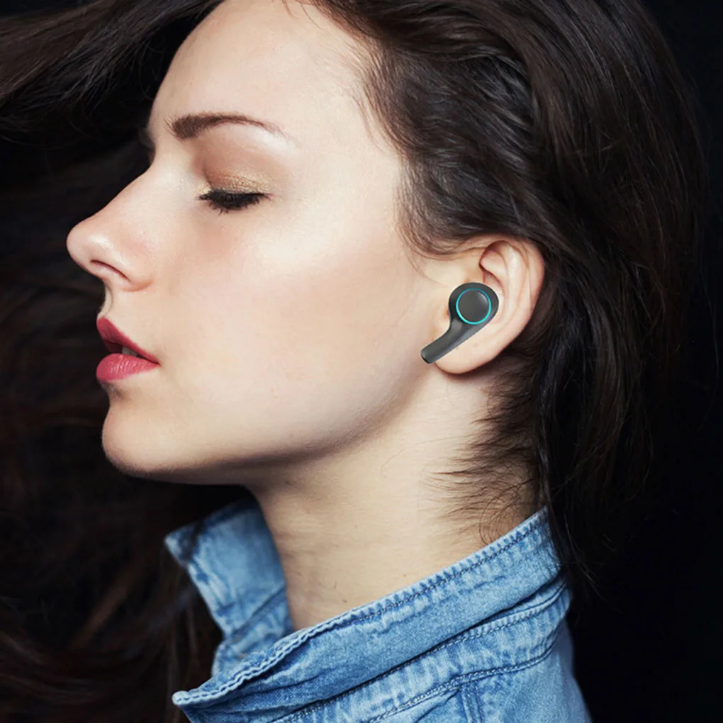 Wireless Bluetooth 5 0 Earphone Long Standby Headset In ear Headphone with Charging Case
